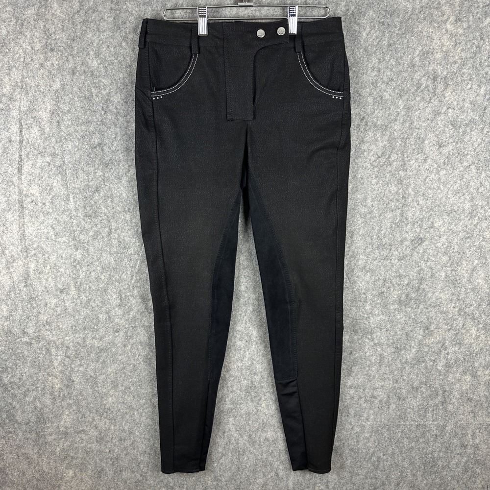 Horze Riding Breeches Womens 29 Full Seat Sparkly Glitter Crescendo Equestrian